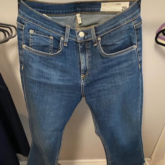 Rag and Bone Flare Cropped Jean - Picture 1 of 4